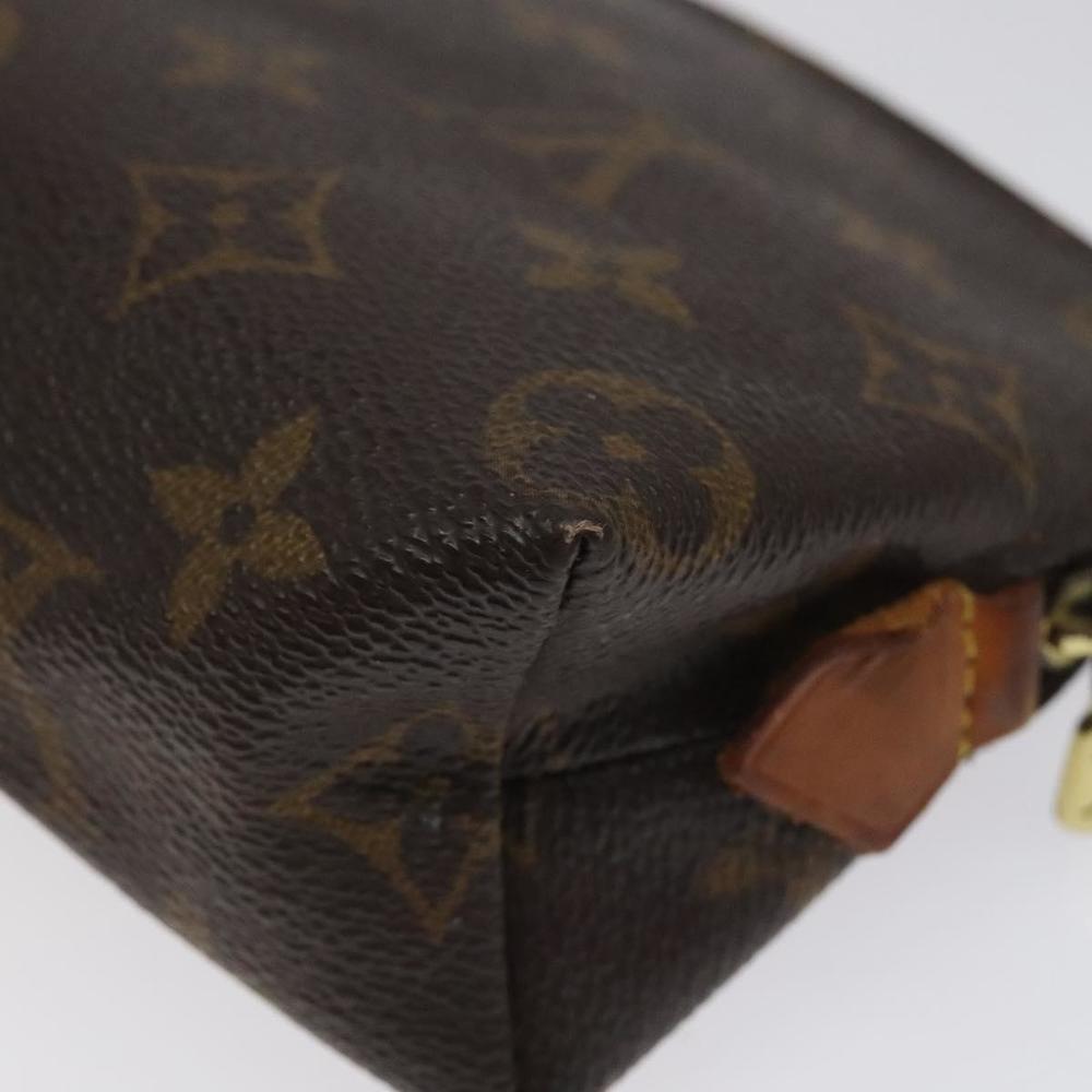 LOUIS VUITTON Monogram Pochette Cosmetic PM Cosmetic Pouch M47515 LV Auth fm4619 - Picture 15 of 16